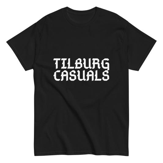 TILBURG CASUALS T-SHIRT BLACK FRONT