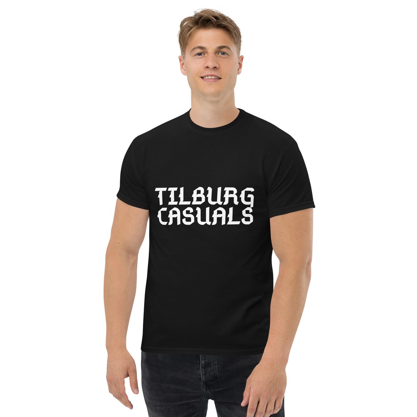 TILBURG CASUALS T-SHIRT BLACK MAN 1