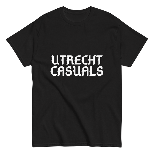 UTRECHT CASUALS T-SHIRT BLACK FRONT