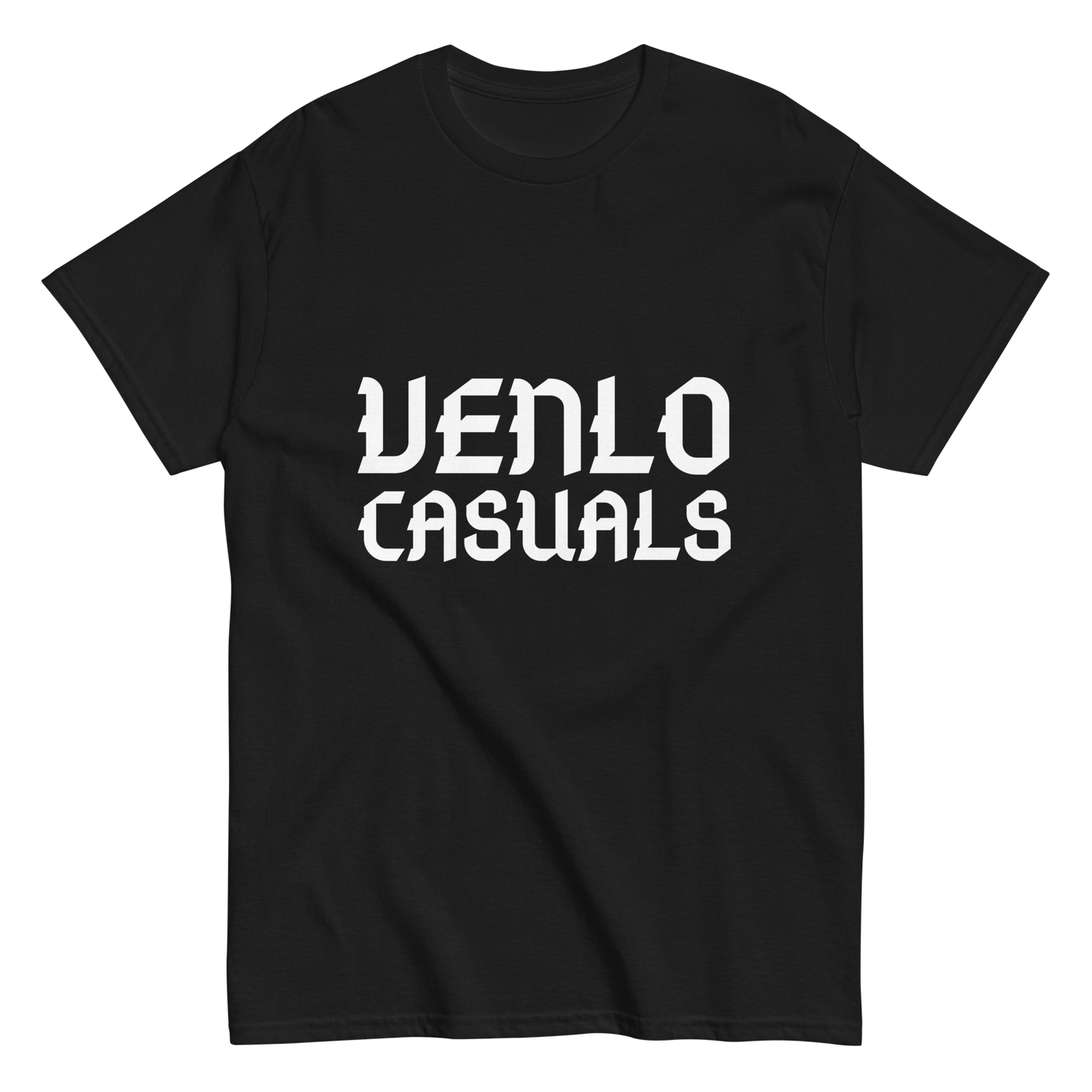 VENLO CASUALS T-SHIRT BLACK FRONT