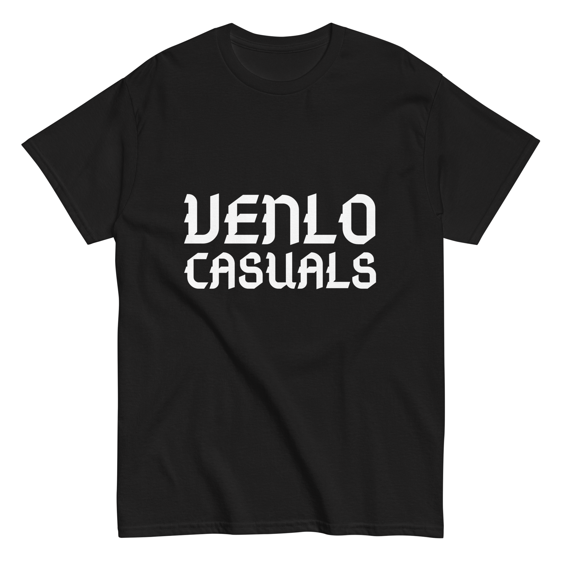 VENLO CASUALS T-SHIRT BLACK FRONT