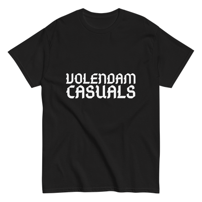 VOLENDAM CASUALS T-SHIRT BLACK FRONT