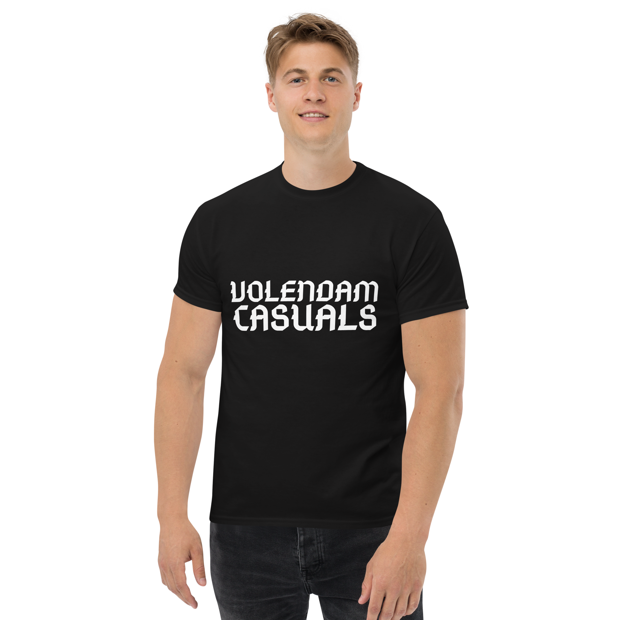 VOLENDAM CASUALS T-SHIRT BLACK MAN 1