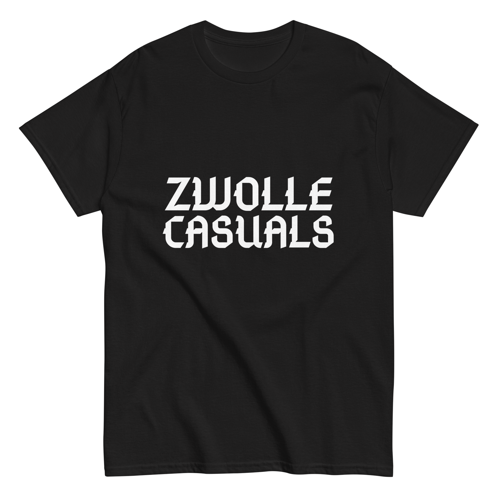 ZWOLLE CASUALS T-SHIRT BLACK FRONT