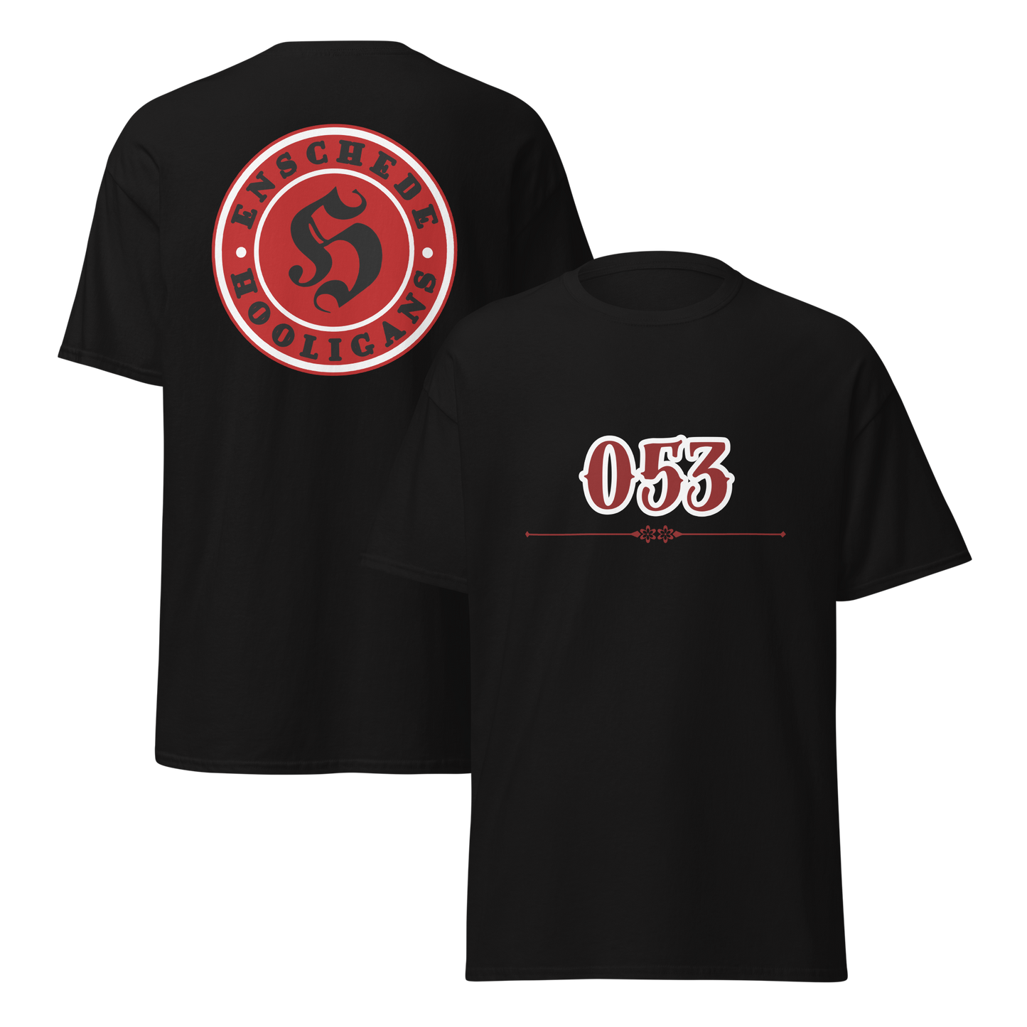 ENSCHEDE HOOLIGANS T-SHIRT BLACK