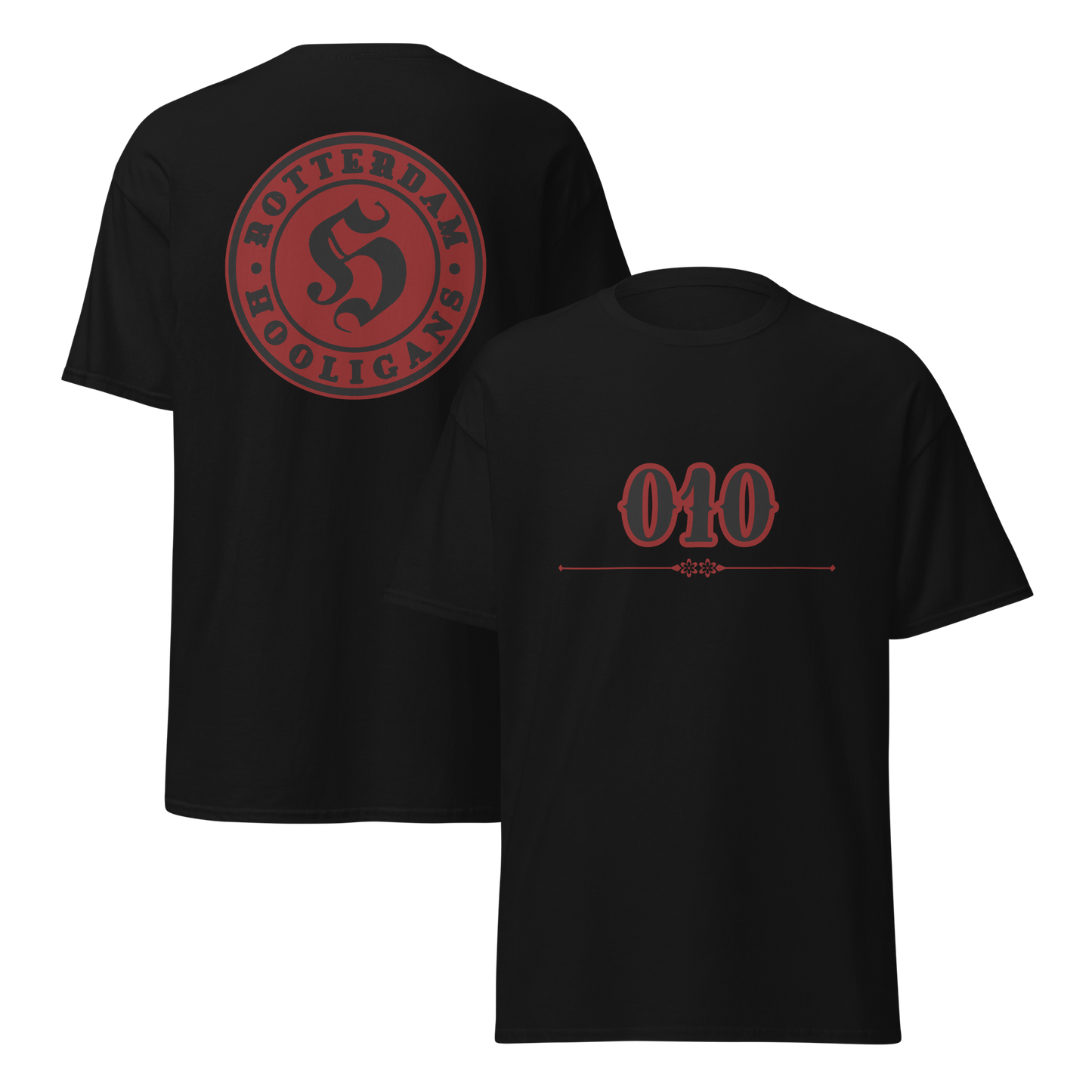 ROTTERDAM KRALINGEN HOOLIGANS T-SHIRT BLACK