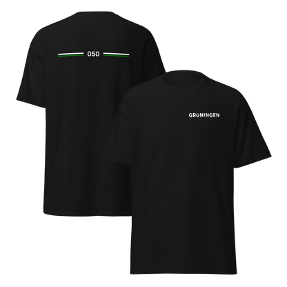 GRONINGEN LEGACY T-SHIRT BLACK FRONT & BACK