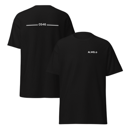 ALMELO LEGACY T-SHIRT BLACK FRONT & BACK