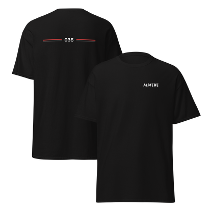 ALMERE LEGACY T-SHIRT BLACK FRONT & BACK