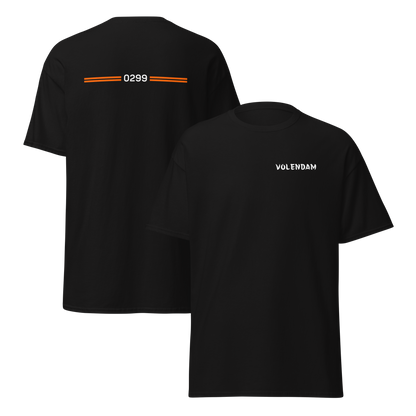 VOLENDAM LEGACY T-SHIRT BLACK FRONT & BACK