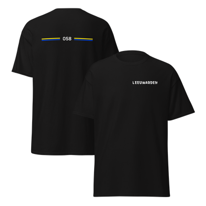 LEEUWARDEN LEGACY T-SHIRT BLACK FRONT & BACK