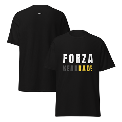 FORZA KERKRADE T-SHIRT BLACK FRONT & BACK