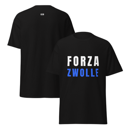 FORZA ZWOLLE T-SHIRT BLACK FRONT & BACK