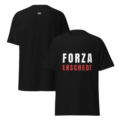FORZA ENSCHEDE T-SHIRT BLACK FRONT & BACK