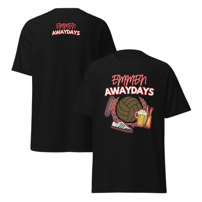 EMMEN AWAYDAYS T-SHIRT BLACK FRONT & BACK