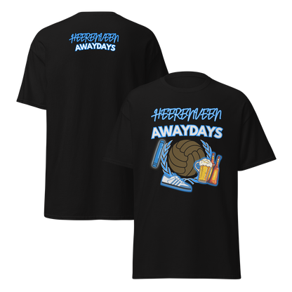 HEERENVEEN AWAYDAYS T-SHIRT BLACK FRONT & BACK