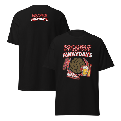 ENSCHEDE AWAYDAYS T-SHIRT BLACK FRONT & BACK