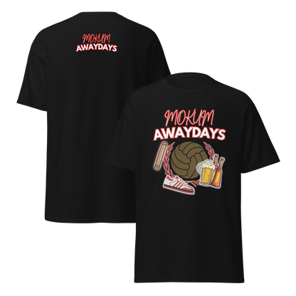 MOKUM AWAYDAYS T-SHIRT BLACK FRONT & BACK