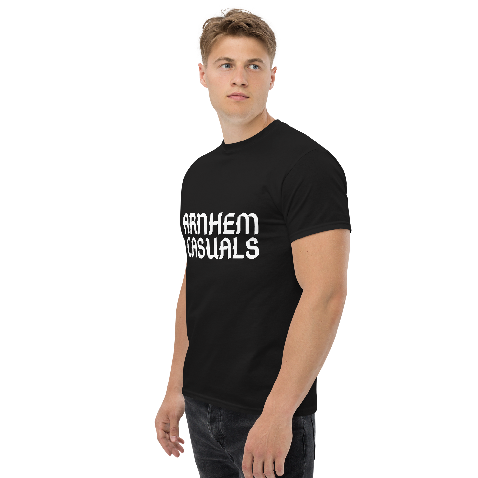 ARNHEM CASUALS T-SHIRT BLACK MAN 3