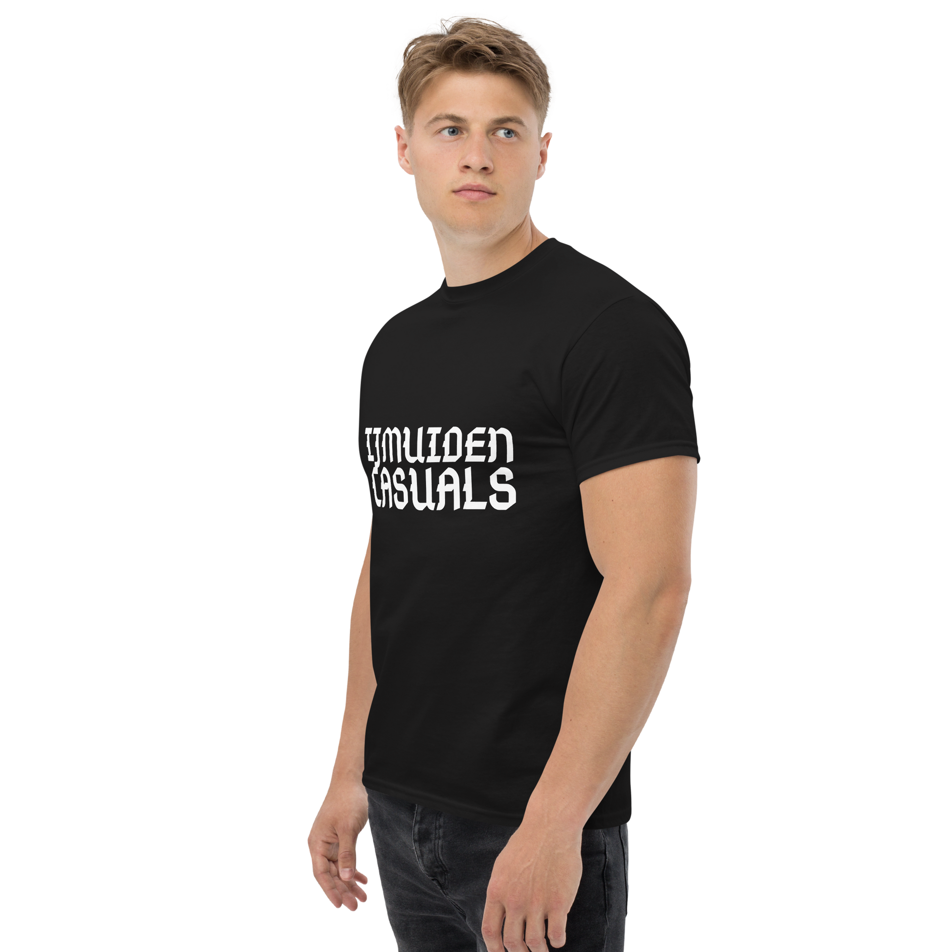 IJMUIDEN CASUALS T-SHIRT BLACK MAN 3