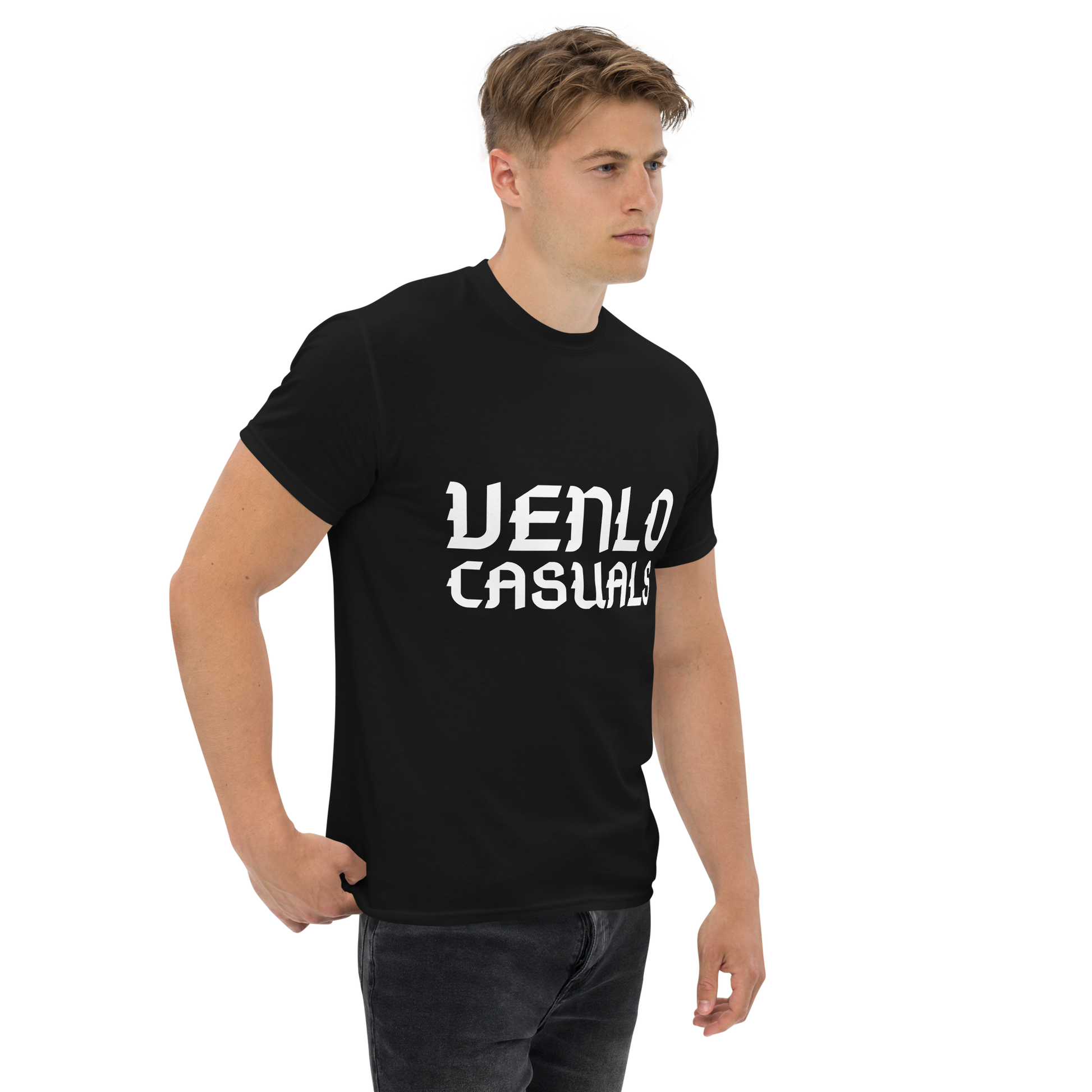 VENLO CASUALS T-SHIRT BLACK MAN 4