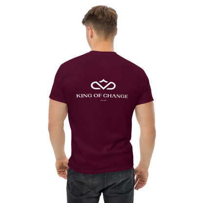 KING OF CHANGE ORIGINAL T-SHIRT MAROON MAN 2