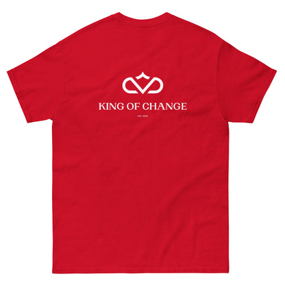 KING OF CHANGE ORIGINAL T-SHIRT RED BACK