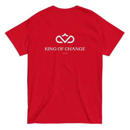 KING OF CHANGE ORIGINAL T-SHIRT RED BACK 2