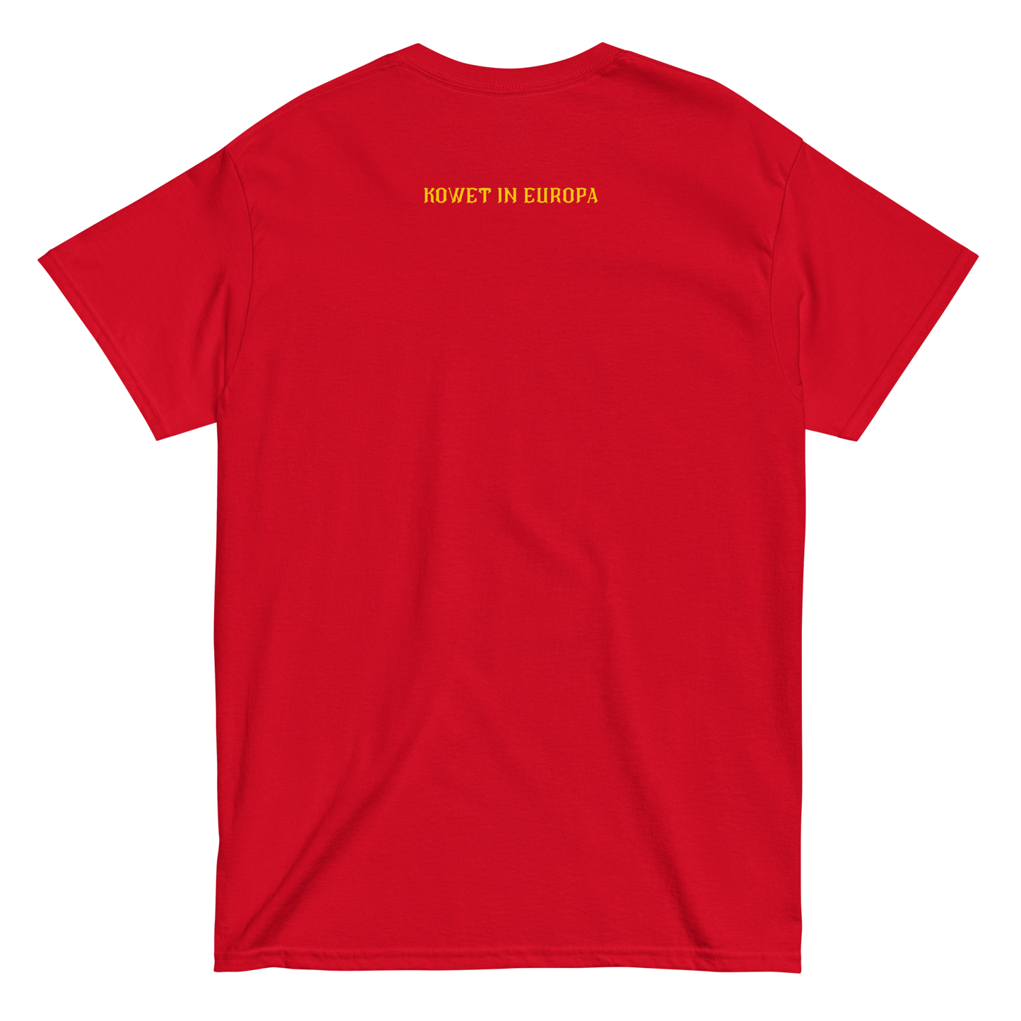 KOWET IN EUROPA T-SHIRT RED
