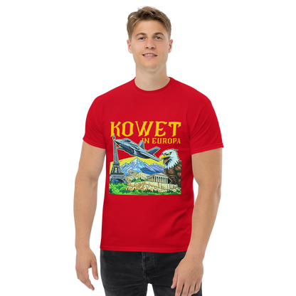 KOWET IN EUROPA T-SHIRT RED MAN 1