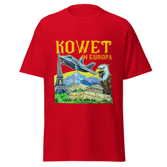 KOWET IN EUROPA T-SHIRT RED FRONT 2