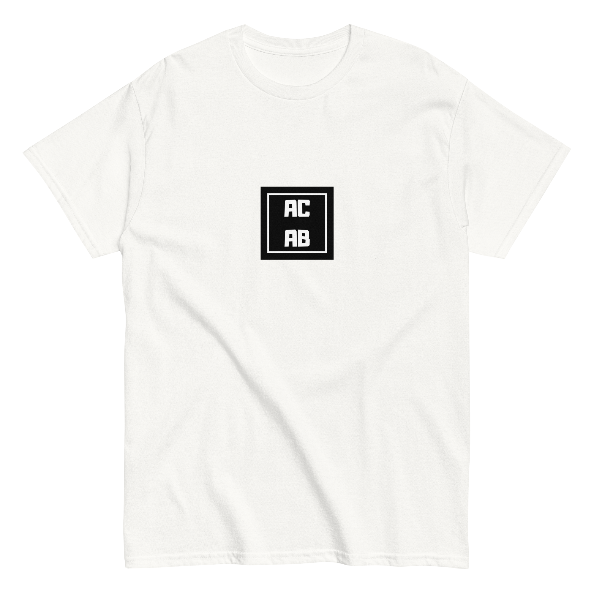 KING OF CHANGE ORIGINAL ACAB T-SHIRT WHITE FRONT 1