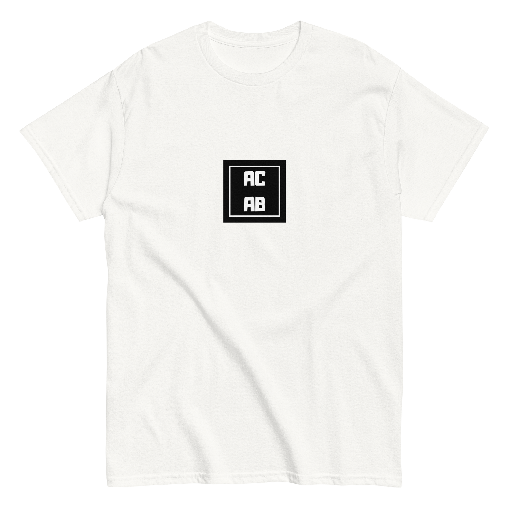 KING OF CHANGE ORIGINAL ACAB T-SHIRT WHITE FRONT 1