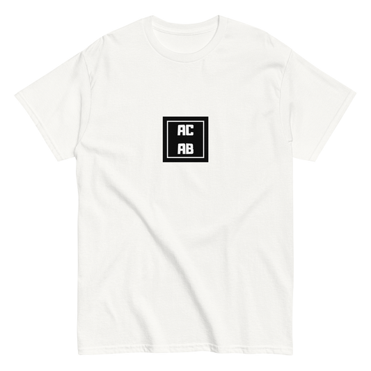 KING OF CHANGE ORIGINAL ACAB T-SHIRT WHITE FRONT 1