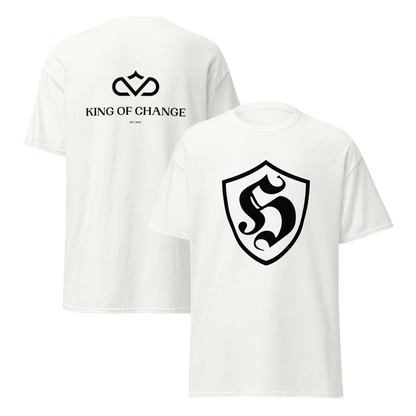 KING OF CHANGE ORIGINAL HOOLIGAN T-SHIRT WHITE FRONT & BACK