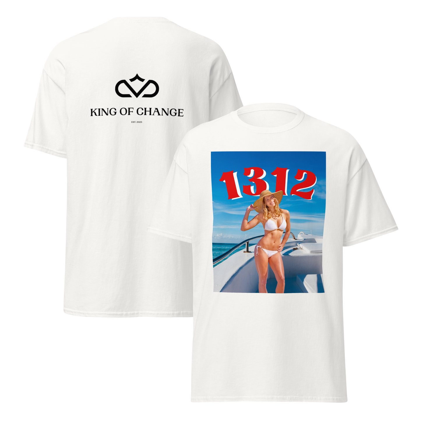 KING OF CHANGE ORIGINAL 1312 T-SHIRT WHITE