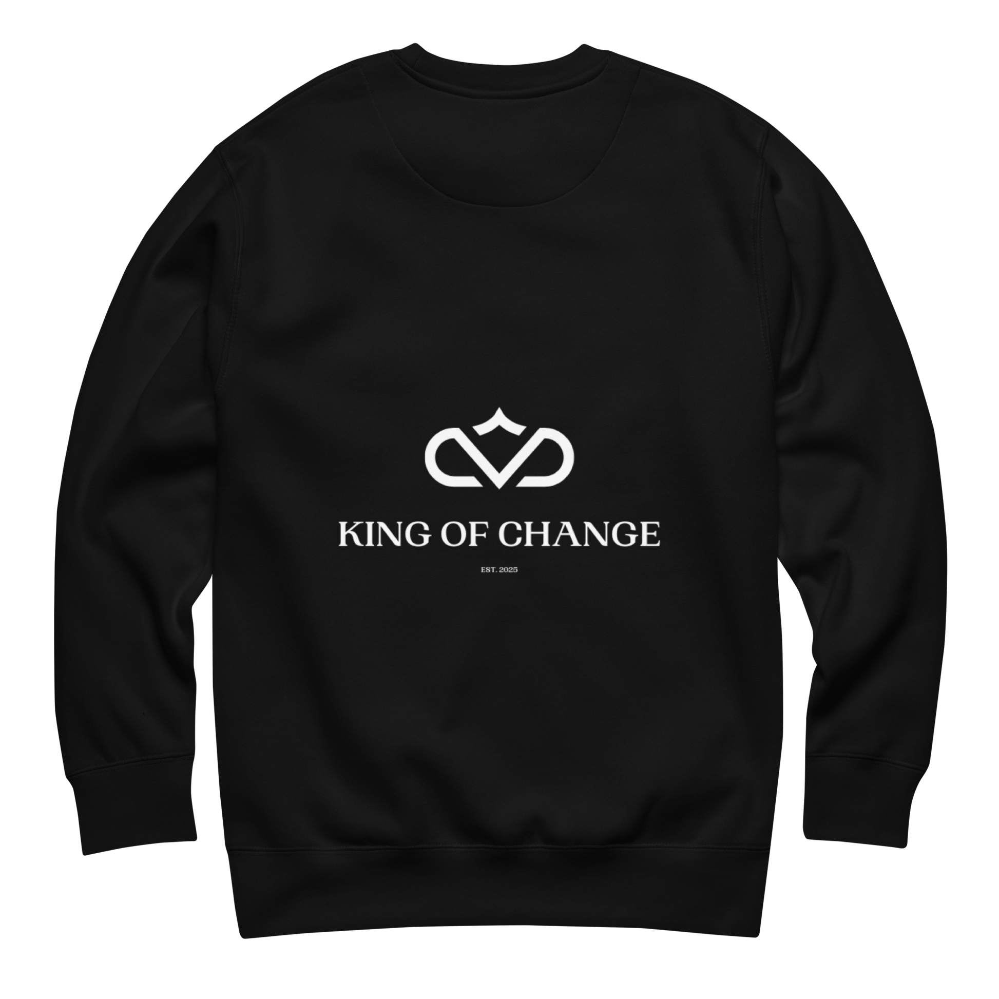 KING OF CHANGE ORIGINAL SWEATER BLACK BACK 2
