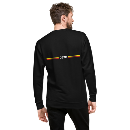 DEVENTER LEGACY SWEATER BLACK MOCK UP MAN 2