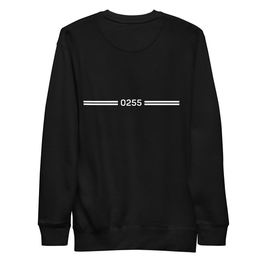 IJMUIDEN LEGACY SWEATER BLACK MOCK UP BACK