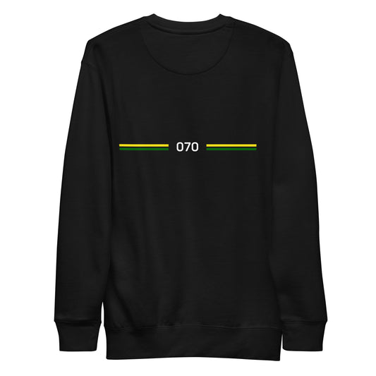 DEN HAAG LEGACY SWEATER BLACK MOCK UP BACK