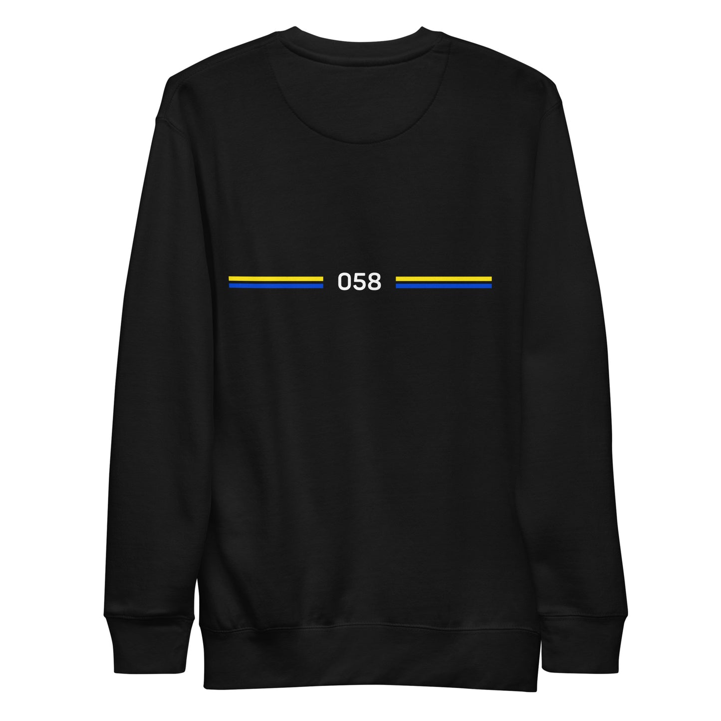 LEEUWARDEN LEGACY SWEATER BLACK MOCK UP BACK