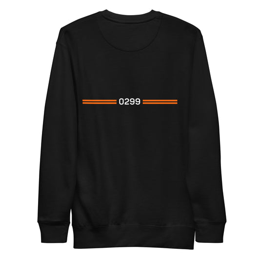 VOLENDAM LEGACY SWEATER BLACK MOCK UP BACK
