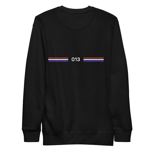 TILBURG LEGACY SWEATER BLACK MOCK UP BACK
