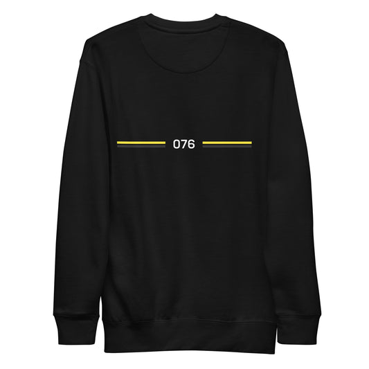 BREDA LEGACY SWEATER BLACK MOCK UP BACK