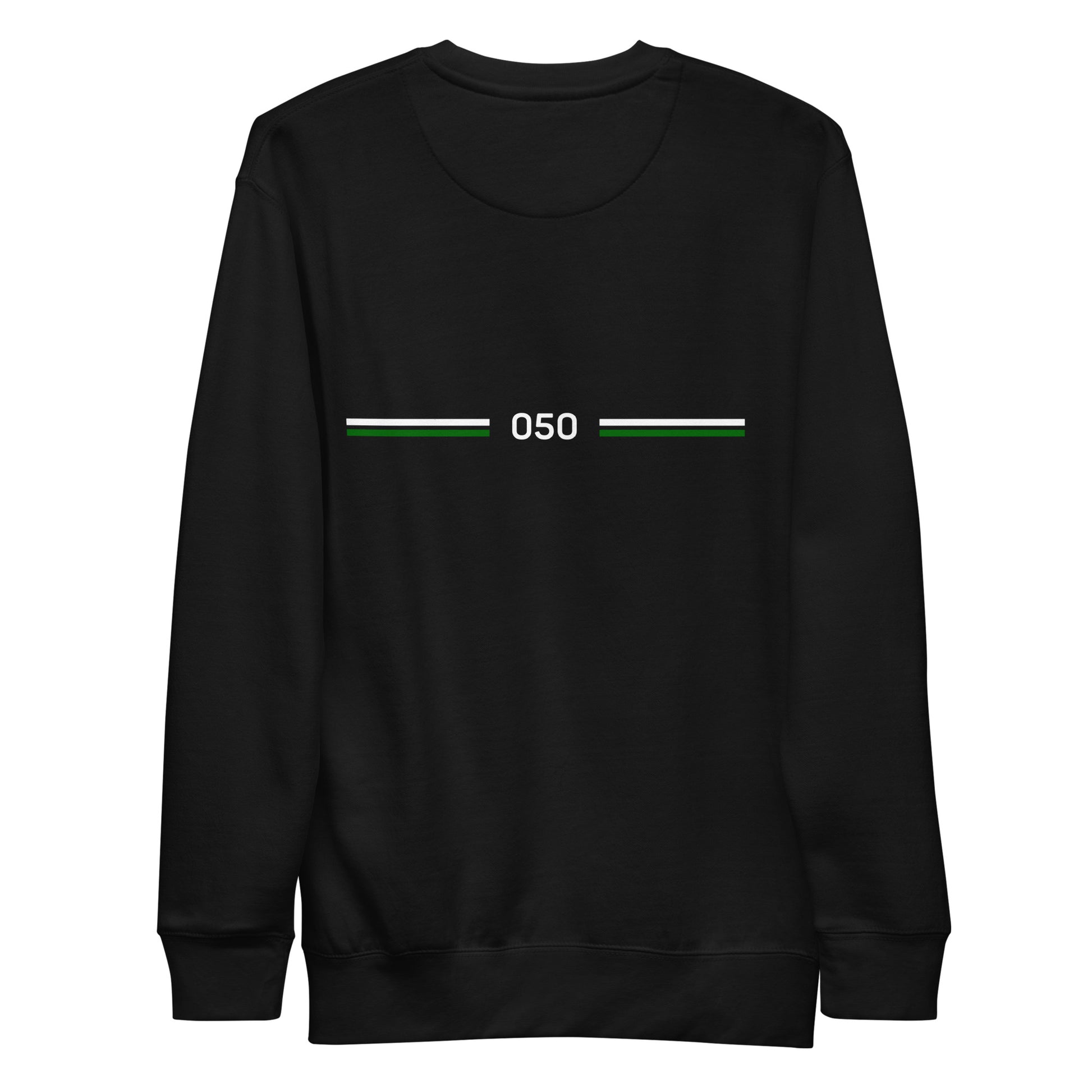 GRONINGEN LEGACY SWEATER BLACK MOCK UP BACK