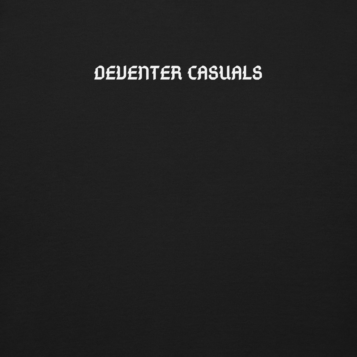 DEVENTER CASUALS SWEATER BLACK CLOSE UP 1