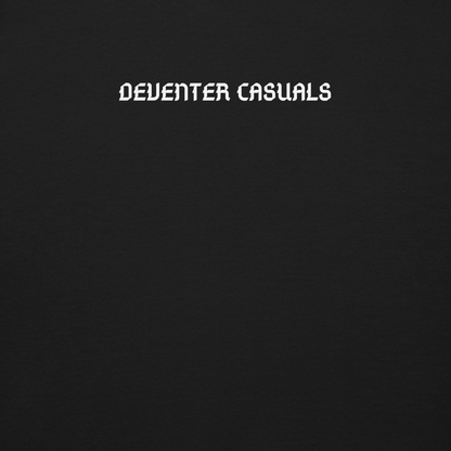 DEVENTER CASUALS SWEATER BLACK CLOSE UP 1