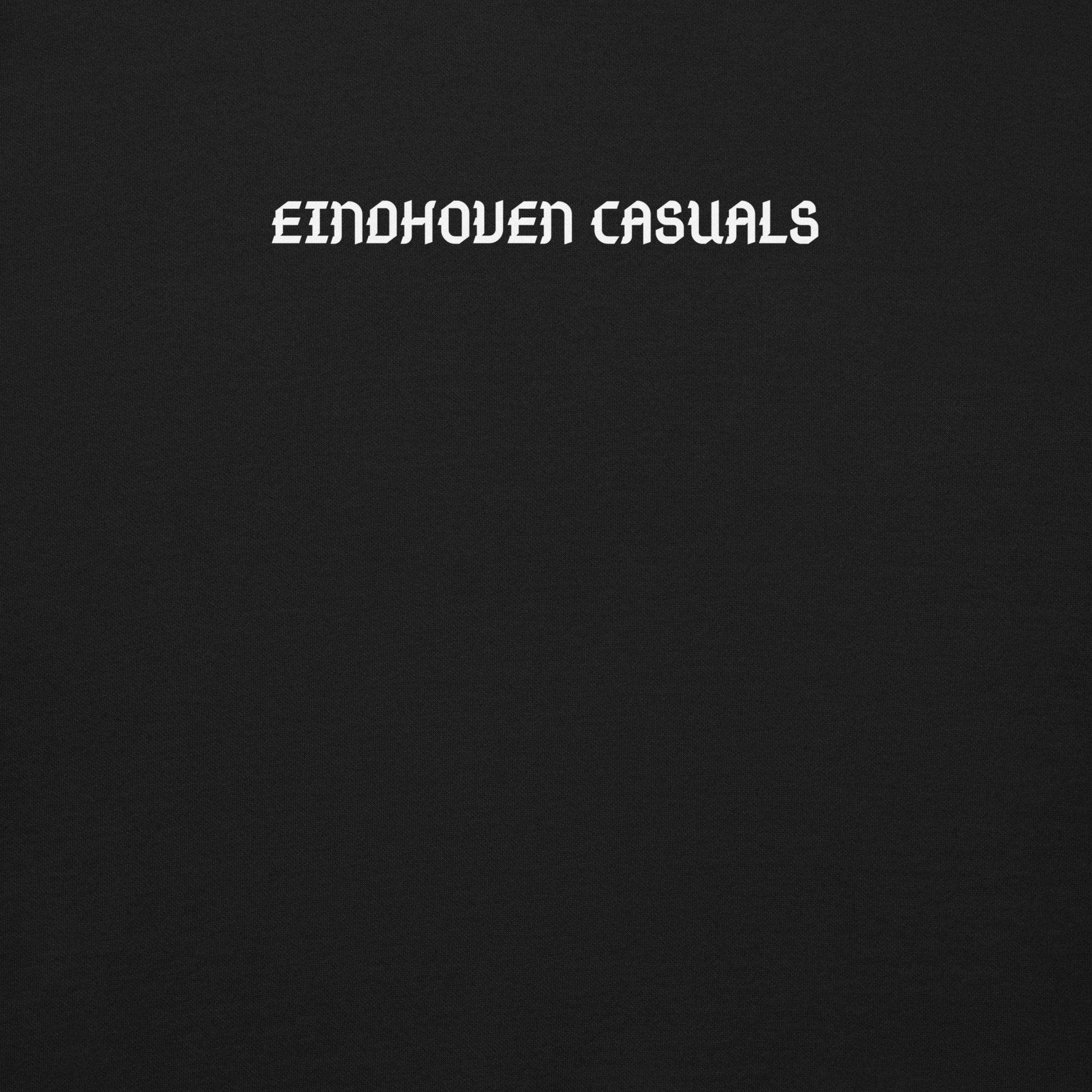 EINDHOVEN CASUALS SWEATER BLACK CLOSE UP 1