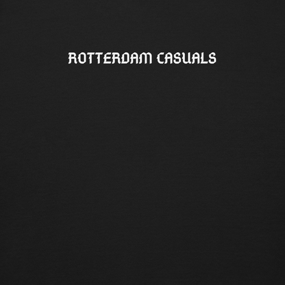 ROTTERDAM CASUALS SWEATER BLACK CLOSE UP 1