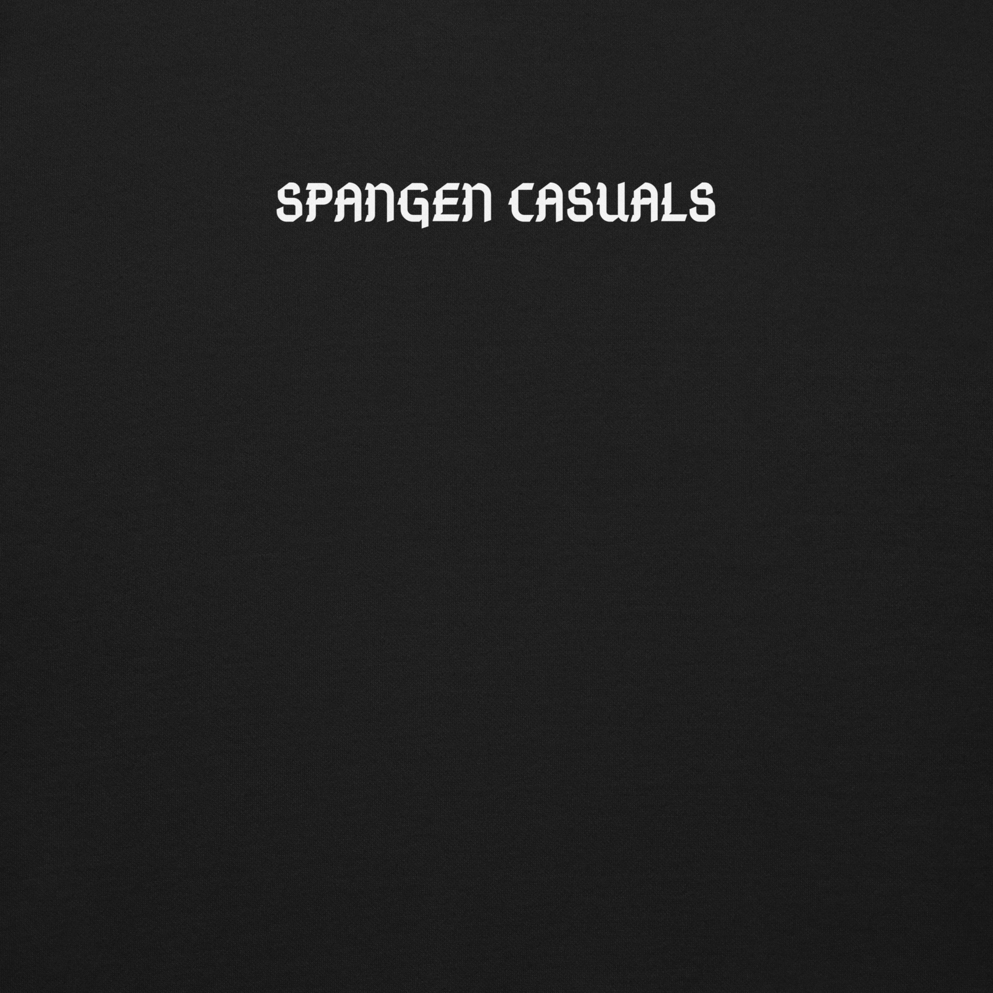 SPANGEN CASUALS SWEATER BLACK CLOSE UP 1